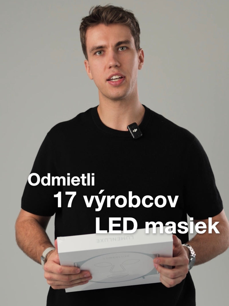 Video o LED maske na tvár LumenLuxe